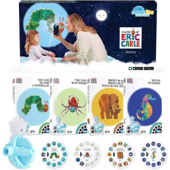 Storytime Mini Projector with 4 Eric Carle Stories Digital Storybooks For Kids